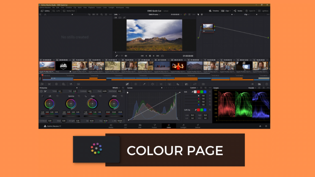 colour-page - Resolve 17  Interface